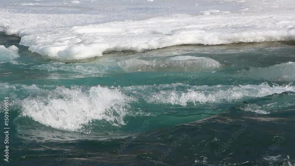 Ice melting on the river in the spring, Katun River, Altai, Russia
Ice melting on the river in the spring, Katun River, Altai, Russia