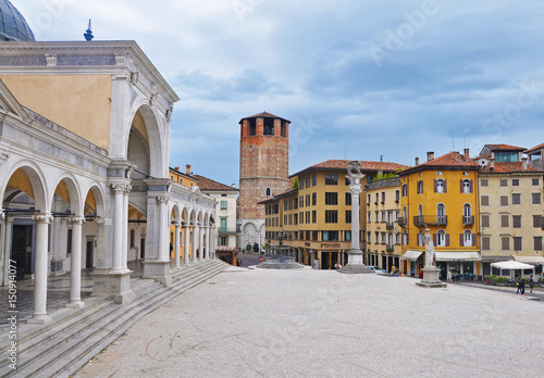 Liberty square in the Italian city of Udine photo