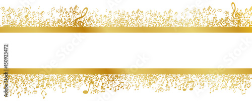 golden sheet music layout