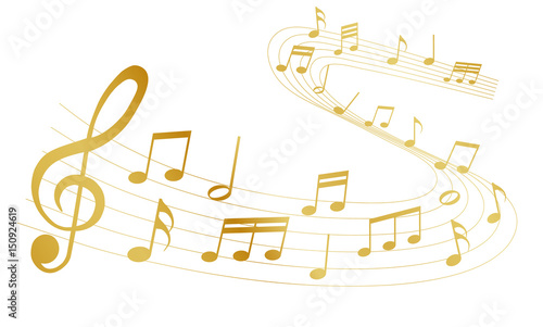 golden sheet music