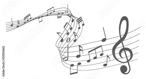 Musiknoten, Musik, Melodie