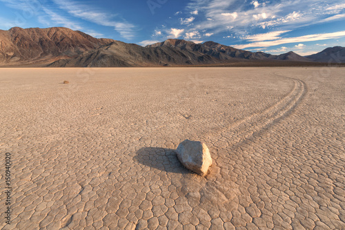 The Racetrack Playa, or The Racetrack, is a scenic dry lake feature with 