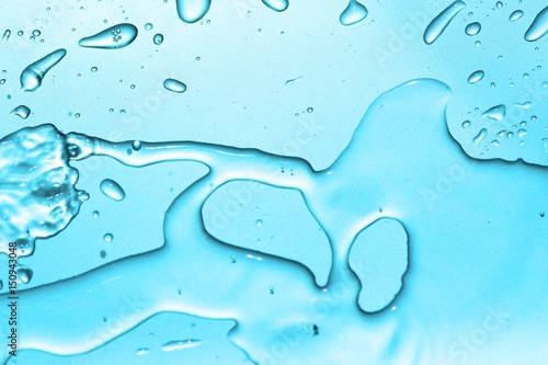 the water drops on white bacground in closeup and macro style