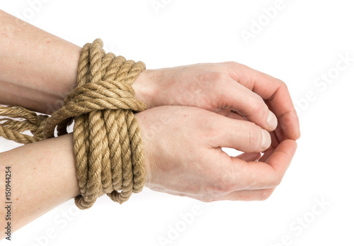 tied hands