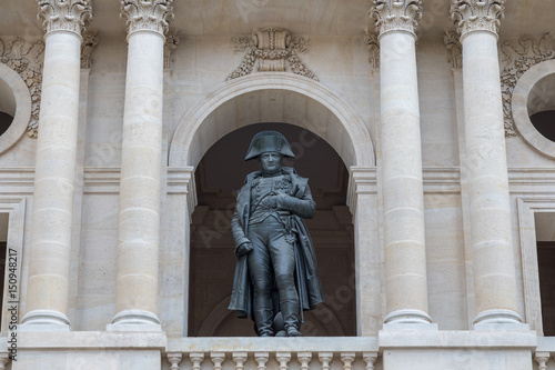 Statue of Napoleon Bonaparte in Hotel des Invalides