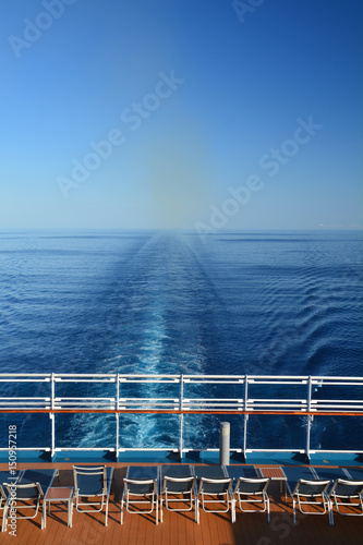 Photography The stern of cruise ship