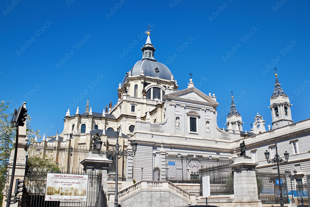Almudena Cathedral is Catholic cathedral in Madrid, Spain