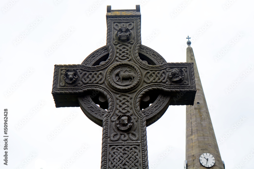 Celtic cross, Carrickfergus, Northern Ireland Celtic cross, Carrickfergus, Northern Ireland