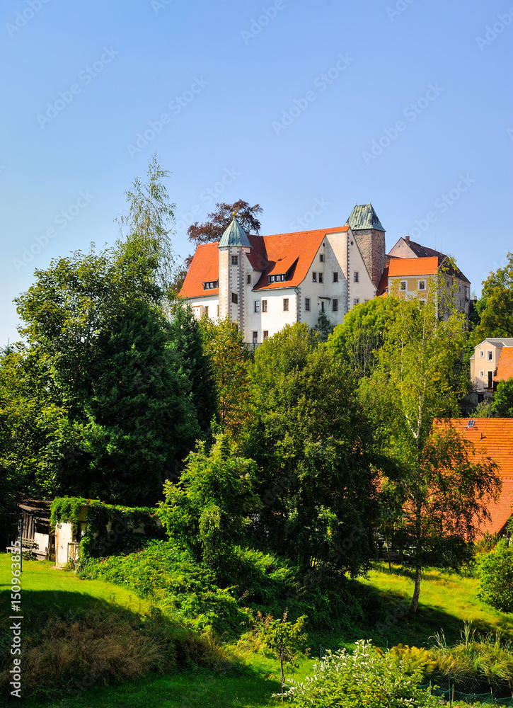 Burg Hohnstein, Hohnstein, Landkreis Sächsische Schweiz-Osterzgebirge, Sachsen, Deutschland