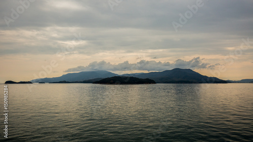 Shodoshima sland in the sea