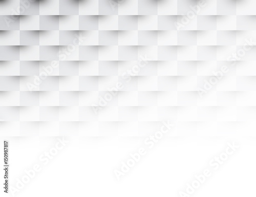 White paper checkered textured background.