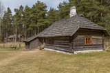 Traditional housing of the indigenous populations of Estonia in Spring