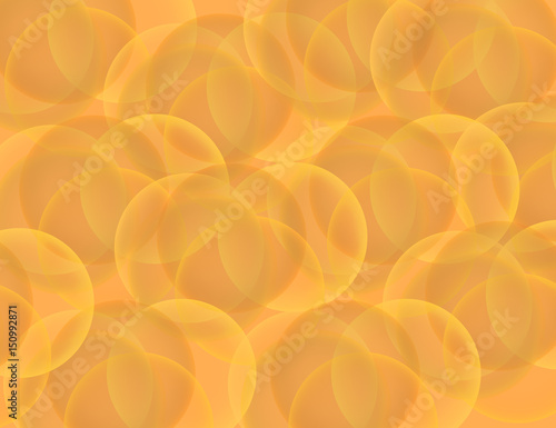Abstract Sparkling Bokeh on Orange Holiday Background.