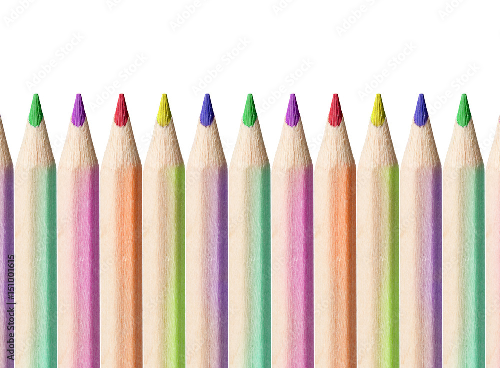 crayon couleur palette mine coloriage papeterie dessin enfant école  dessiner colorier Stock Photo