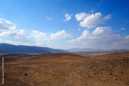 Landscape view of rock mountain under the blue sky, Persepolis,Iran
