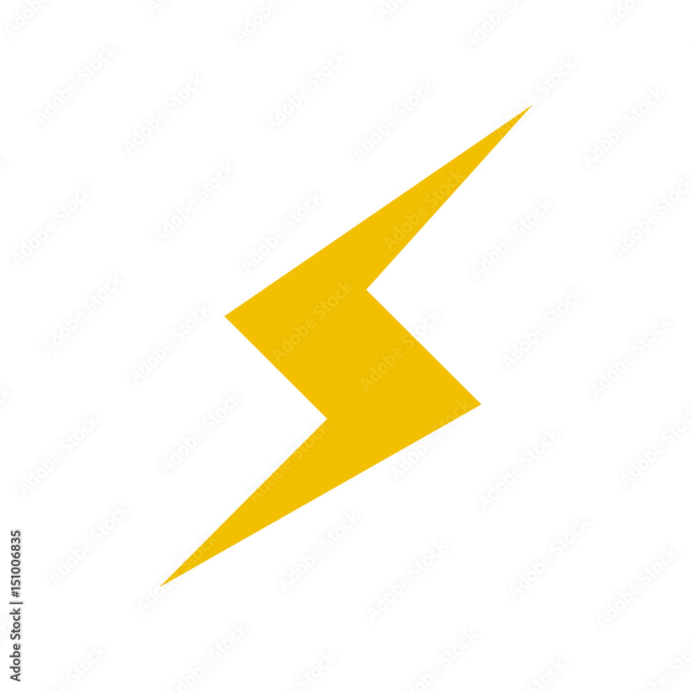 thunderbolt lightning power energy icon vector illustration thunderbolt lightning power energy icon vector illustration