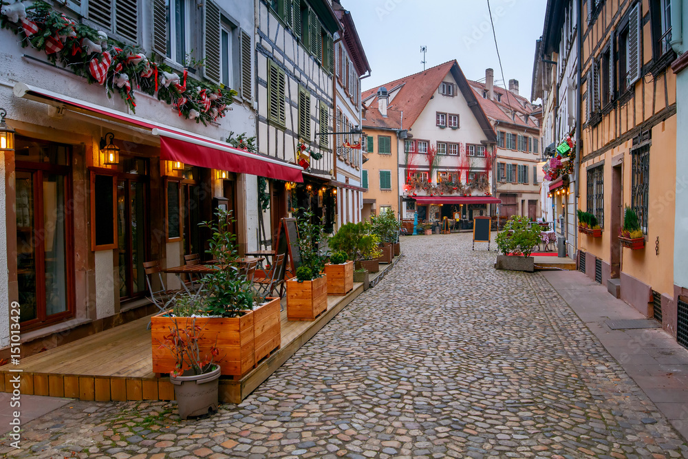 Strasbourg. Petite France district in the old city.