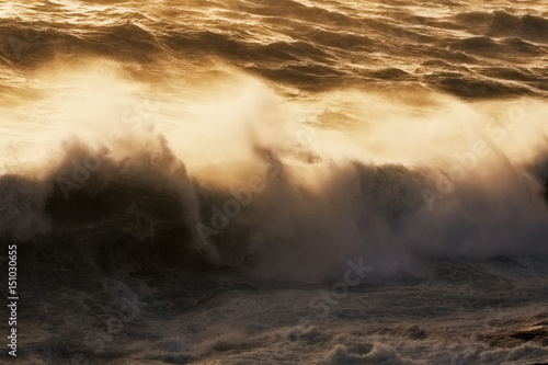  waves in sea storm