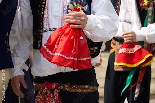 boys in local folk costume