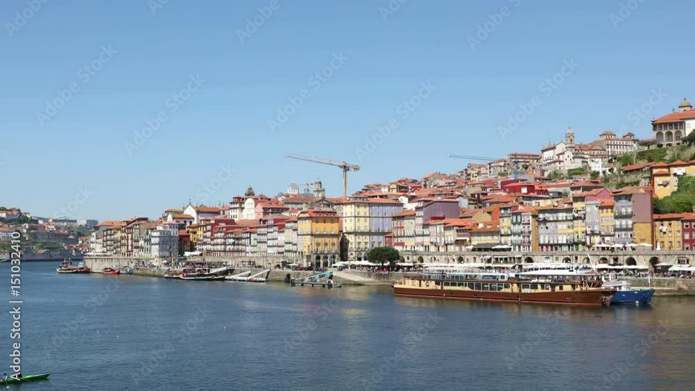Panoramic view of Porto city with Douro river at clear sunny day, Portugal
Panoramic view of Porto city with Douro river at clear sunny day, Portugal