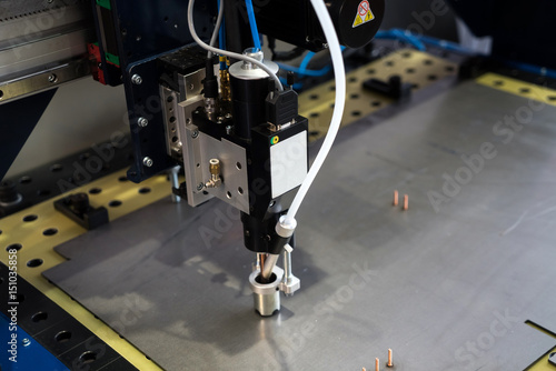 Εκτύπωση καμβά Compact stud welding head