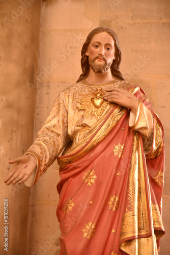 Christ à l'église Saint-Germain-l'Auxerrois à Paris, France