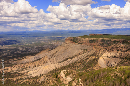 Rocky Mountains Vista View from Mesa Verde