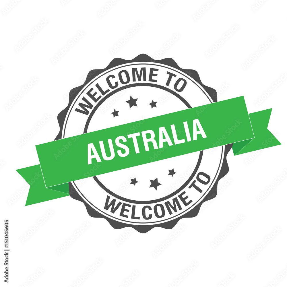 Obraz premium Welcome to Australia