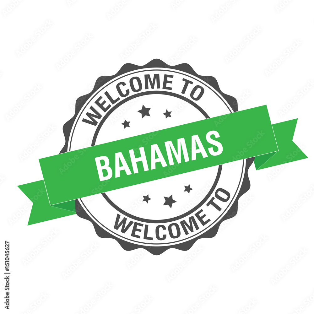 Fototapeta premium Welcome to Bahamas