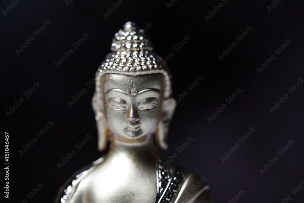 Statue of meditating buddha the messenger of God