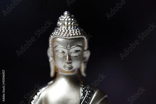 Statue of meditating buddha the messenger of God