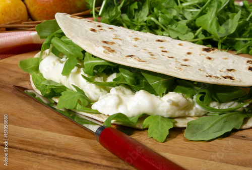 Piadina stracchino e rucola
