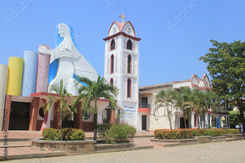 Iglesia Inmaculada Concepción. Arboletes, Antioquia, Colombia. 
