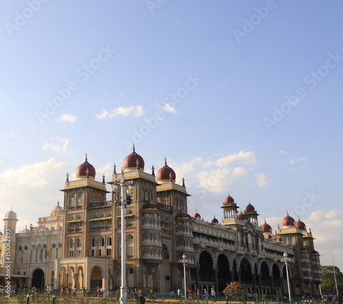 The famous Mysore palace of karnataka