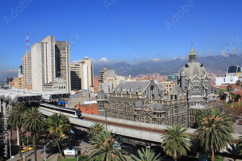 Arquitectura sector centro de la ciudad. Medellín, Antioquia, Colombia. 