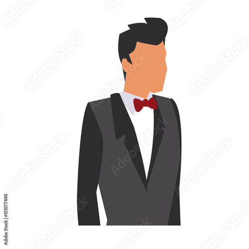 business man manager work dynamic vector illustration
