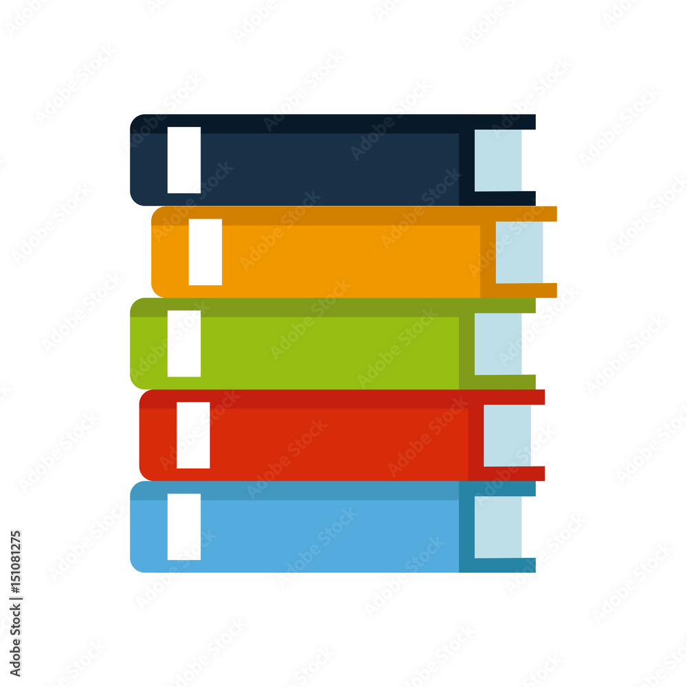 stack books library literature knowledge vector illustration stack books library literature knowledge vector illustration