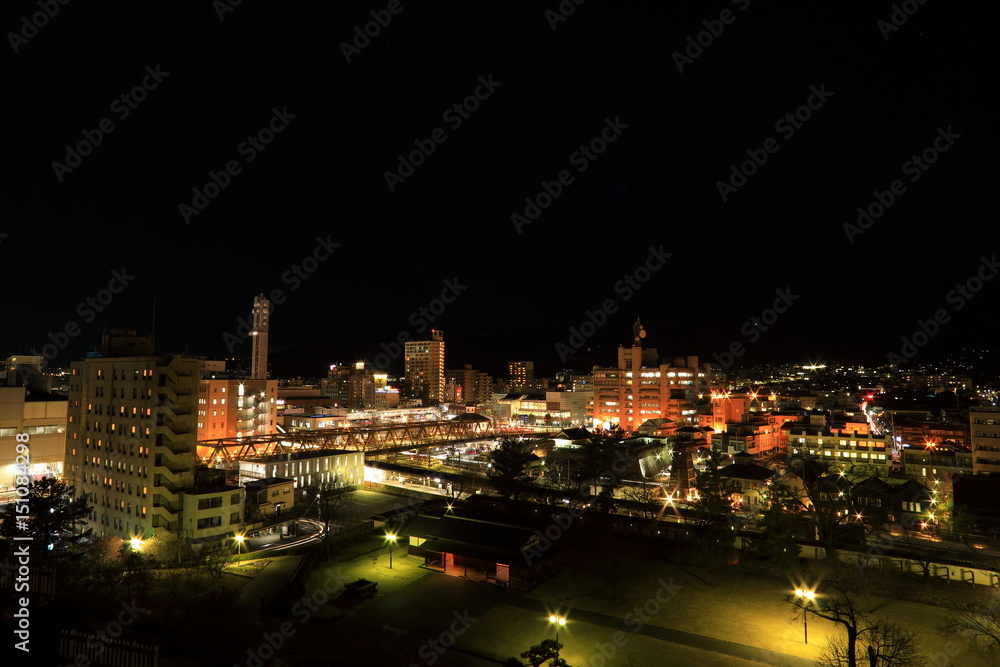 Fototapeta premium 甲府夜景
