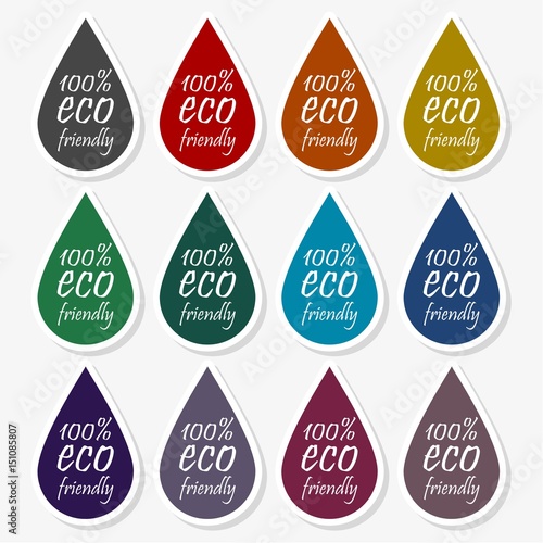 Eco Friendly drop - Illustration