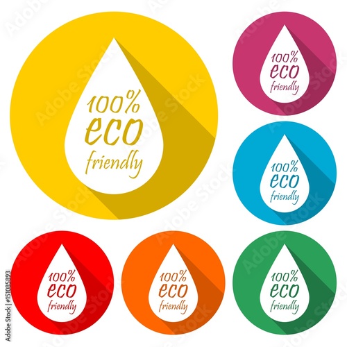 Eco Friendly drop - Illustration