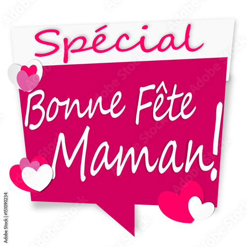 spécial bonne fête maman ! -  Fête des mères ! - rose - 28 mai