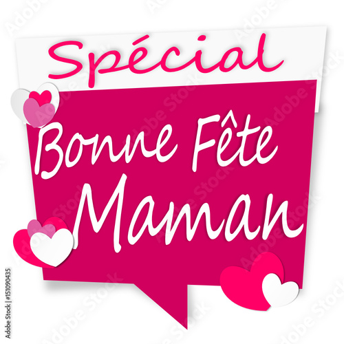 spécial bonne fête maman -  Fête des mères ! - rose