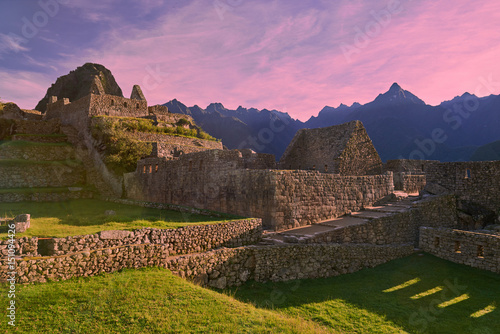 Beautiful morning in Machu Picchu
