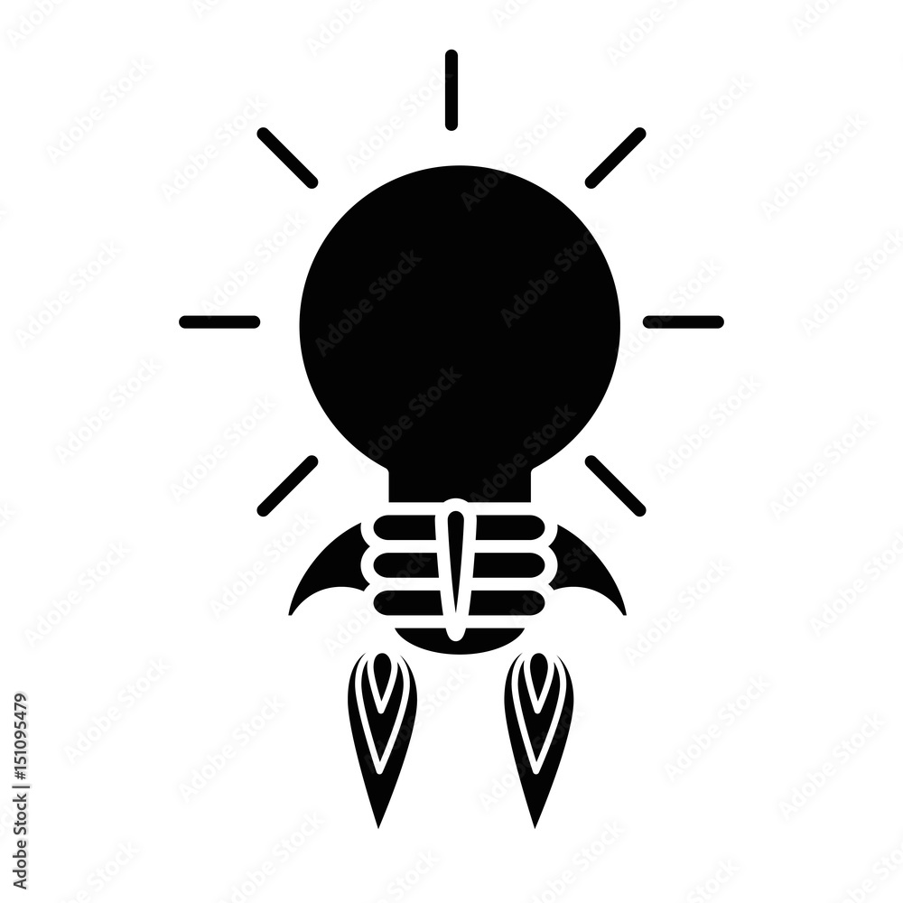 Big idea bulb symbol icon vector illustration graphic design Big idea bulb symbol icon vector illustration graphic design