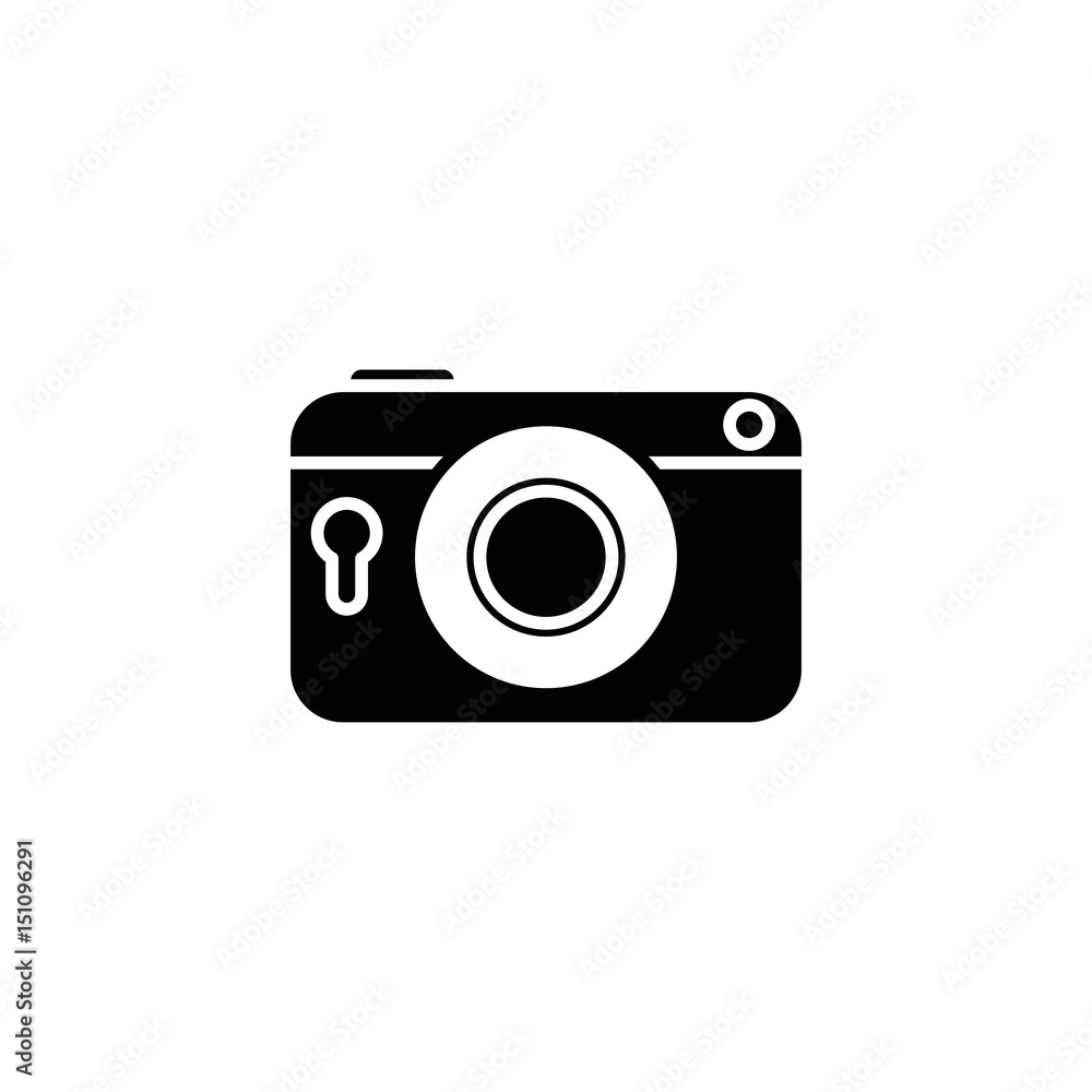 Vintage photographic camera icon vector illustration graphic design