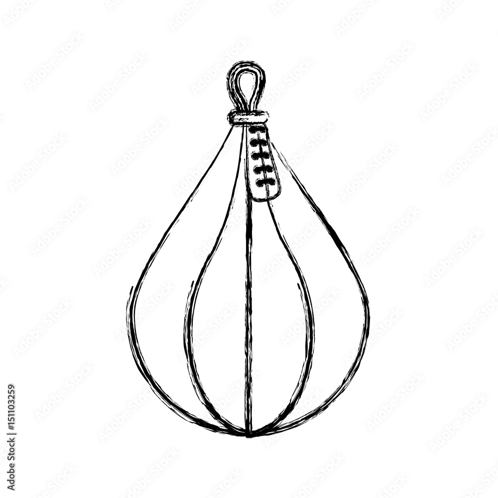 Boxing bag equipment icon vector illustration graphic design Boxing bag equipment icon vector illustration graphic design