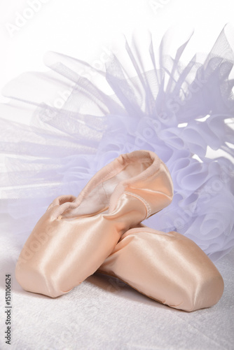 Wallpaper Mural New ballet slippers for classical dance with tulle dress Torontodigital.ca