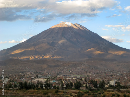 Misti volcano above Arequipa  Peru