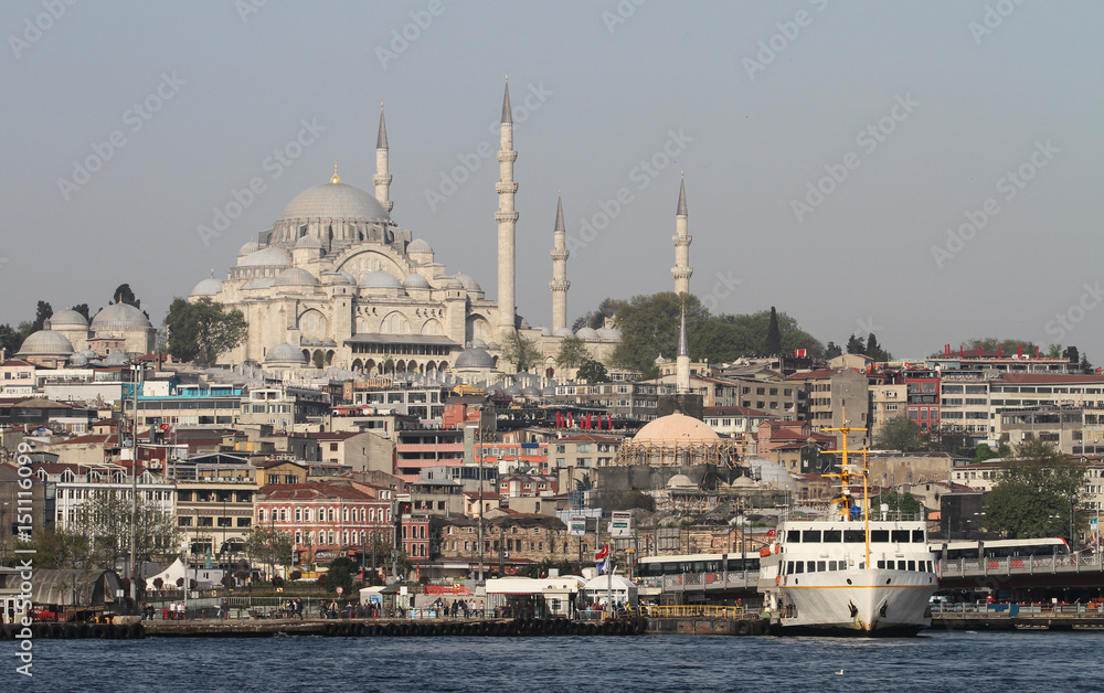 Suleymaniye Mosque in Istanbul City