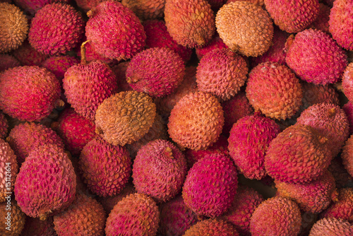Fresh lychee fruit photo